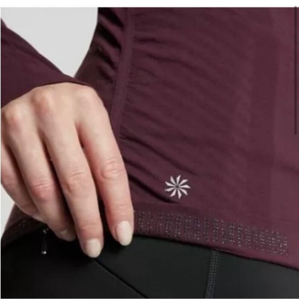 Athleta Speedlight Half Zip Pullover Top
Burgundy… - image 3